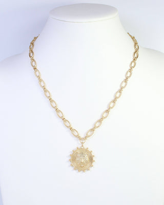 Carmen Coin Tiger Necklace