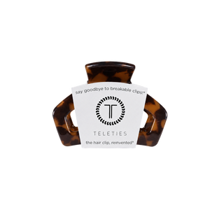 Teleties Open Tortoise | Petite | Hair Clip