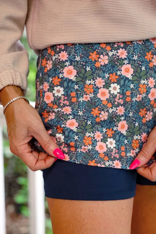 Gwen Floral Everyday Skort