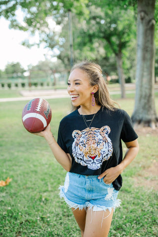 LSU Love Drop Earrings