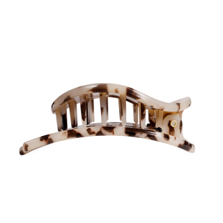 Teleties Blonde Tortoise | Large | Flat Circle Hair Clip