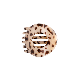 Teleties Blonde Tortoise | Medium | Flat Circle Hair Clip