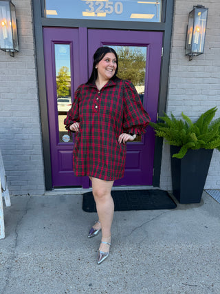 McKenzie Plaid Dress