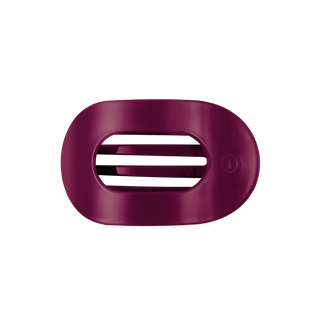 Teleties Mulberry Medium Flat Round Hair Clip