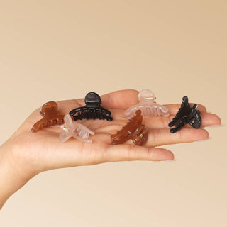 Recycled Plastic Mini Arched Clips 6pc Set