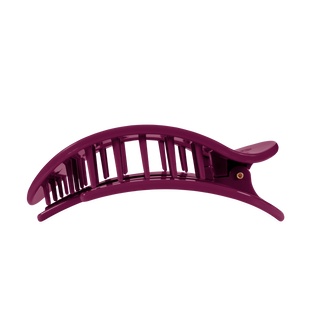 Teleties Mulberry Large Flat Round Hair Clip
