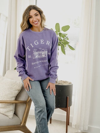Licensed Tiger Stadium Coordinates Sweatshirt