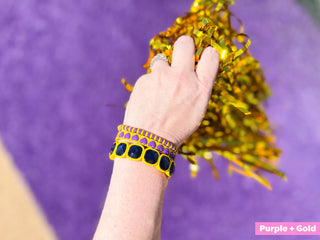 Purple + Gold Spirit Bracelet Sets