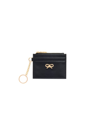 Black Bow Card Case Keyring