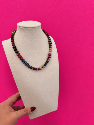 Fall Layering Bead Necklace