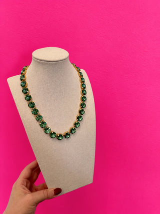 Emerald City Rhinestone Necklace