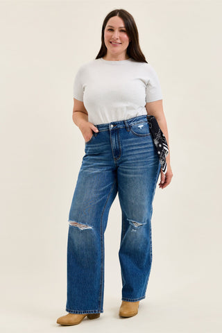 Judy Blue 90's Medium Rise Straight Leg Jeans