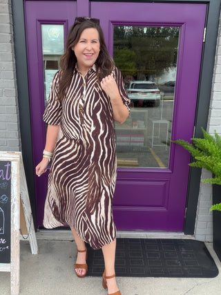 Safari Babe Midi Dress