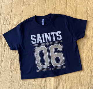 Saints 06 Crop Tee