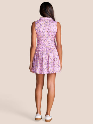 The League Licensed LSU Pleated Tennis Mini Dress