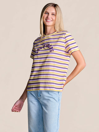 LSU Weekend Striped Tee