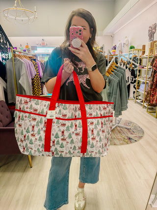 Tidings & Toile Large Utility Tote