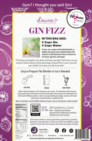 Gin Fizz Ready-To-Freeze Cocktail Mix