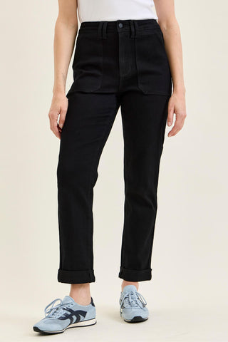 Judy Blue Jet Black High Waisted Weekender Jeans