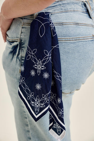 Judy Blue Margo Arc Leg Jeans w/Bandana Loop