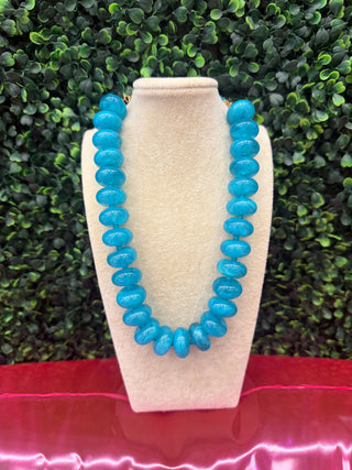 Solid Candy Gem Necklaces