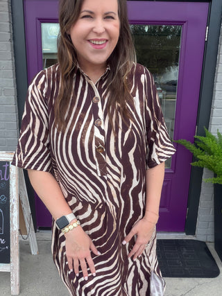 Safari Babe Midi Dress