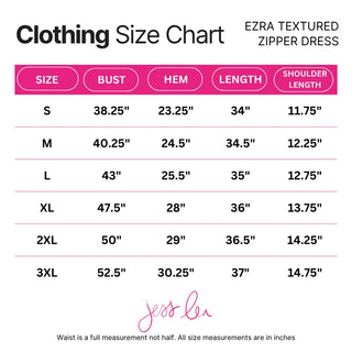 Black Ezra Textured Zipper Dress