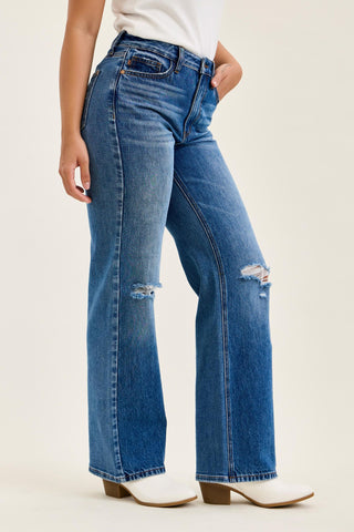 Judy Blue 90's Medium Rise Straight Leg Jeans