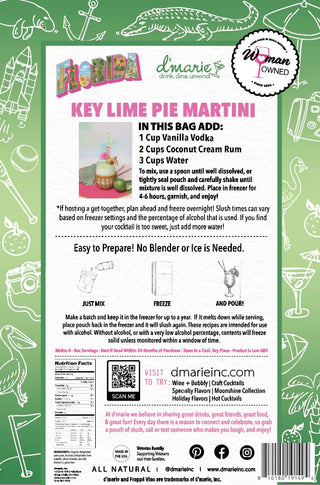 Key Lime Pie Martini Ready-to-Freeze Cocktail Mix