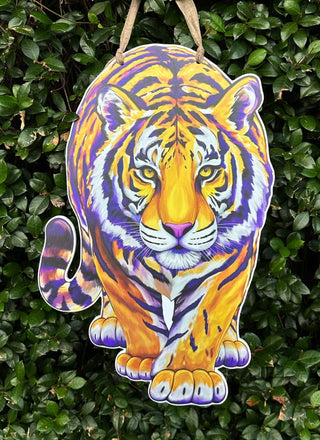 Prowling Tiger Door Hanger