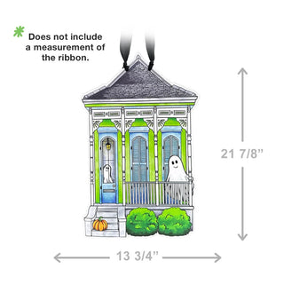 Haunted Shotgun House Door Hanger