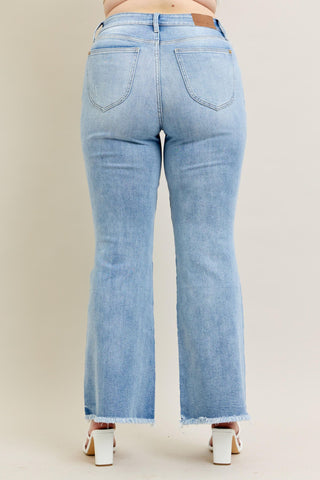 Judy Blue High Waist Distressed Flare Jeans