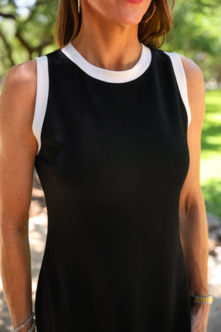 Lucy Black & White Tank Dress