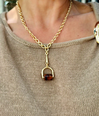 Rosalind Tortoise Bit Necklace