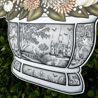 NOLA Fall Fleur Door Hanger
