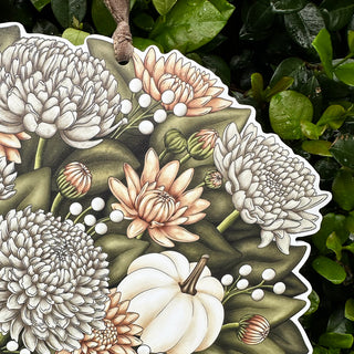 NOLA Fall Fleur Door Hanger