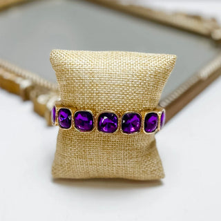 Purple Glam Bracelet