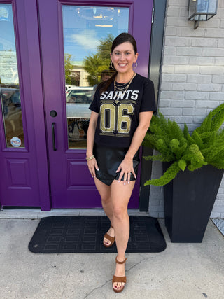 Saints 06 Crop Tee