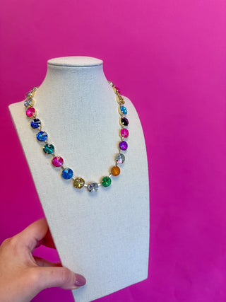 She's so Lucky Rhinestone Necklace