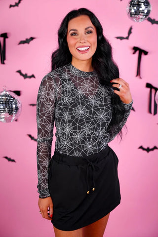 Spiderweb Mesh Top