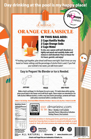 Orange Creamsicle Ready-to-Freeze Cocktail Mix