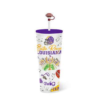 ARRIVING 8/15 - SWIG Tailgates in Baton Rouge Plastic Tumbler 24oz