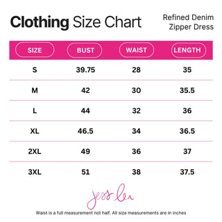 Light Wash Refined Denim Zipper Dress
