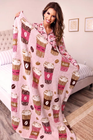 Coffee Date Luxe Blanket