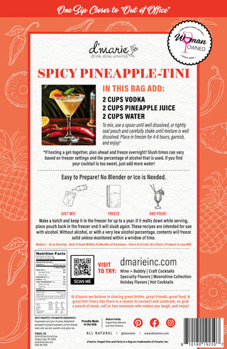 Spicy Pineapple-Tini Ready-to-Freeze Cocktail Mix