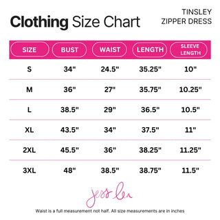 Red Tinsley Zipper Dress