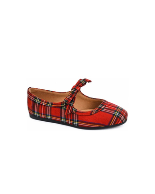 Corky's Layover Flats in Plaid
