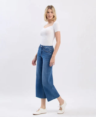 Lovervet Super Soft Crop Slim Wide Jeans