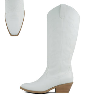 Nashville Tall Boot in White