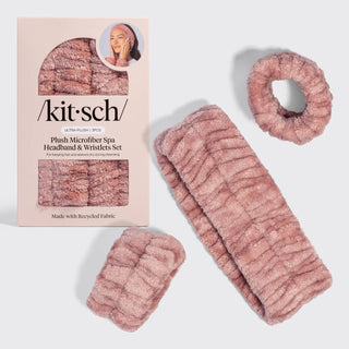 Terracotta Spa Headband and Wristlets 3pc Set